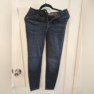 Everlane Dark Blue Mid-rise Skinny Jeans